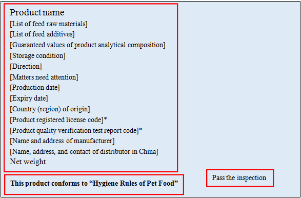 China,Pet,Food,Feed,Label,Review,Compliance