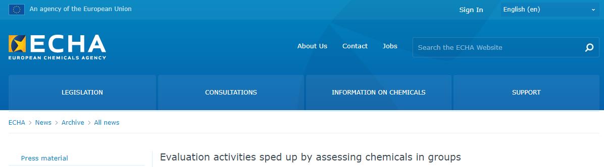 物質,卷宗,評估,ECHA,合規